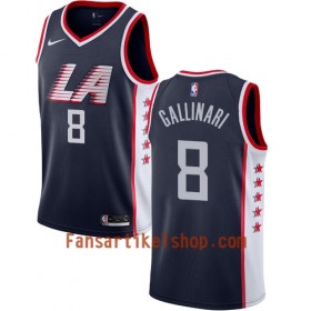 Los Angeles Clippers Trikot Danilo Gallinari 8 2018-19 Nike City Edition Navy Swingman - Herren